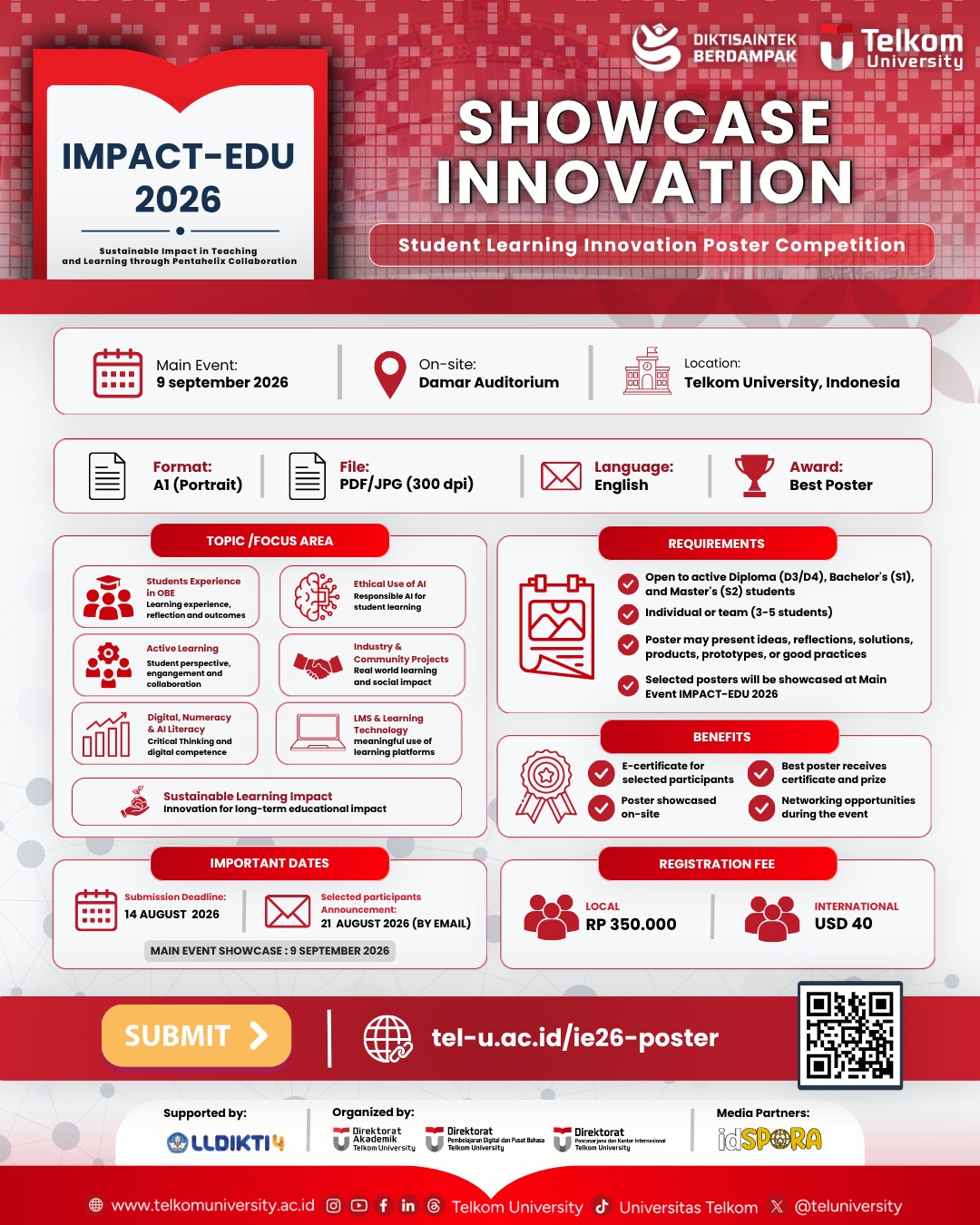 Student Learning Innovation Poster Competition - IMPACT-EDU 2026